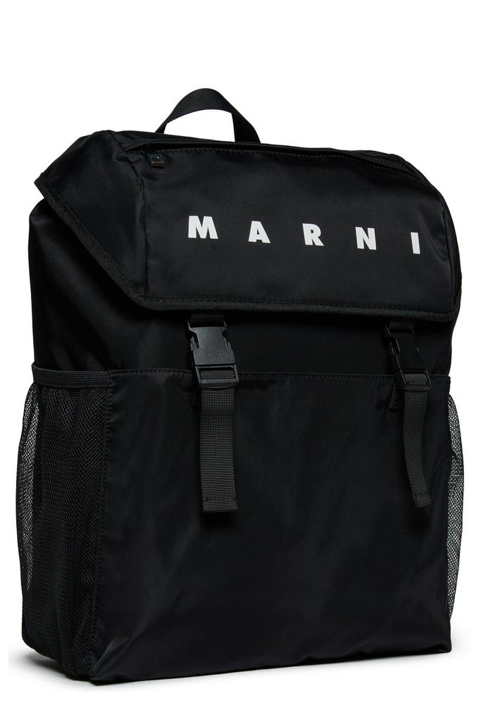 Shop Marni Kids Logo Printed Backpack on Sale at BeyondStyle