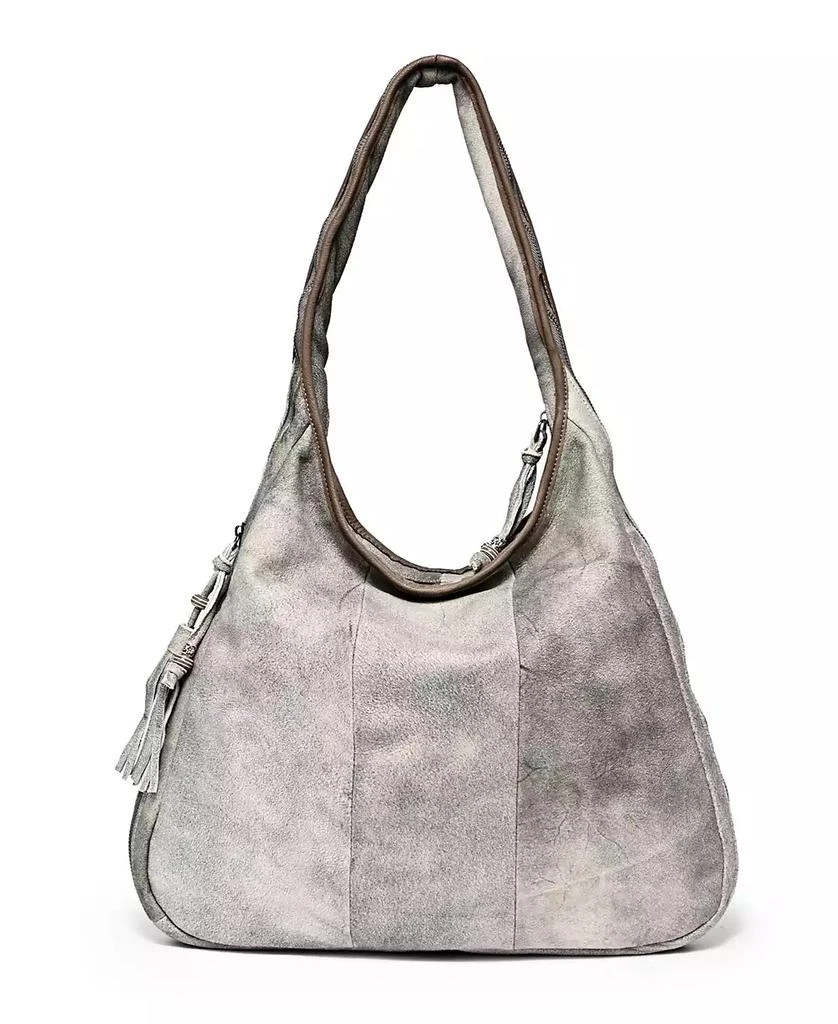 OLD TREND Women's Genuine Leather Dorado Expandable Hobo Bag 4