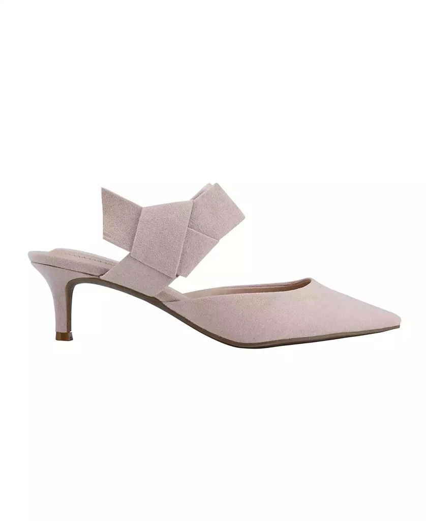Bandolino Women's Millie Pointed Toe Kitten Heel Mules 2