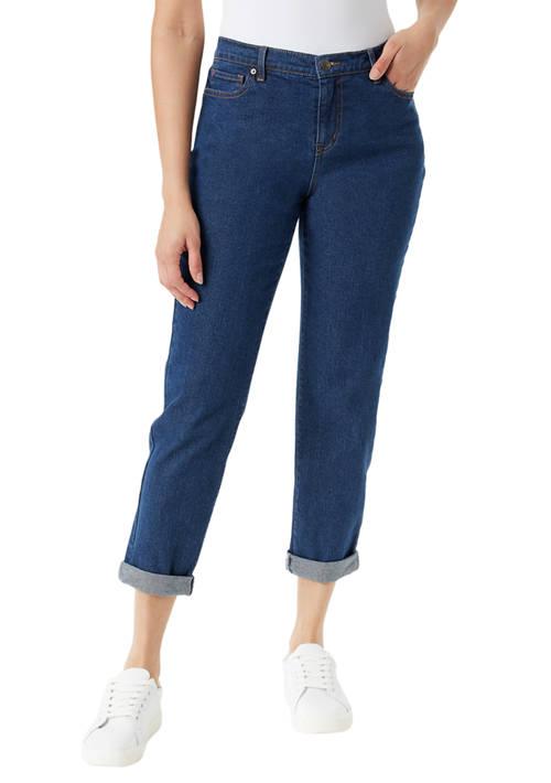 Gloria Vanderbilt Vanderbilt Petite Weekend Slim Boyfriend Jeans
