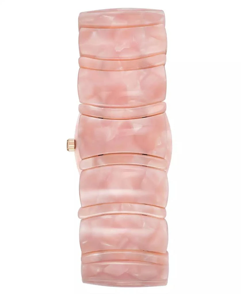 Anne Klein Women's Quartz Pink Acetate Link Expansion Watch, 30mm 3