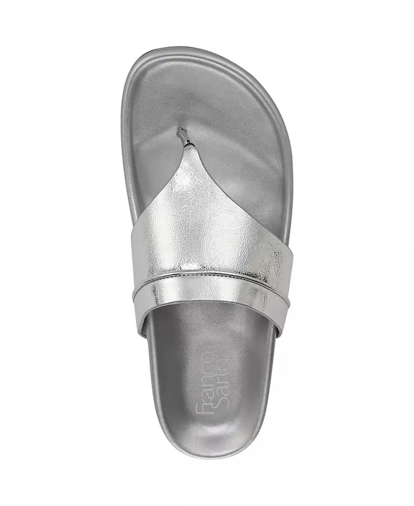 Franco Sarto Women's Brooks Open Round Toe Thong Sandals 4
