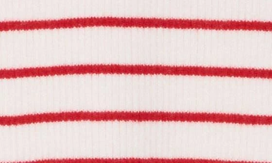 Bobeau Short Sleeve Ribbed Striped Sweater 4