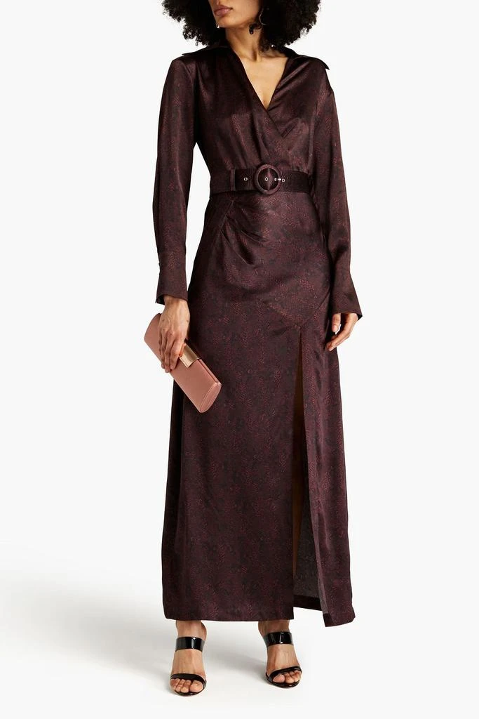 Shop Wrap-effect snake-print silk-satin gown on Sale at BeyondStyle  Get  Lowest price in three month Wrap-effect snake-print silk-satin gown with  Limited-Time Flash Deals, Exclusive Discounts, and Special Offers. Enjoy  Unbeatable Savings