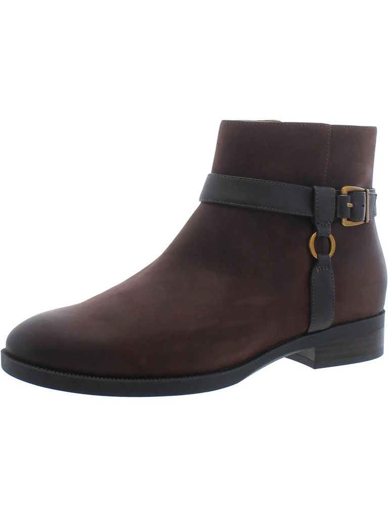 VIONIC Rhiannon Womens Leather Ankle Booties 6