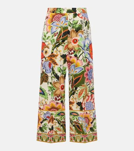 ETRO Floral cotton culottes 1