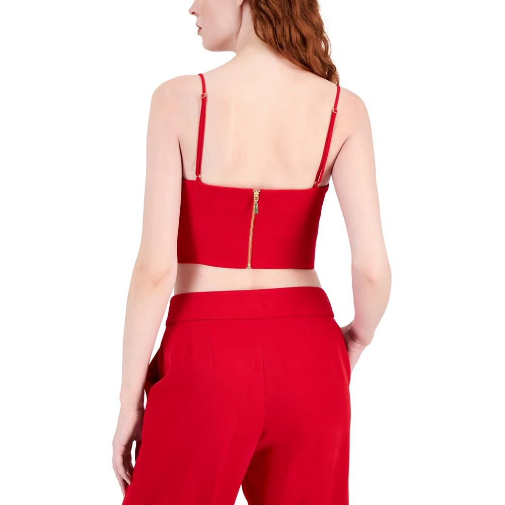 Tahari Women's Cropped Spaghetti-Strap Top 2