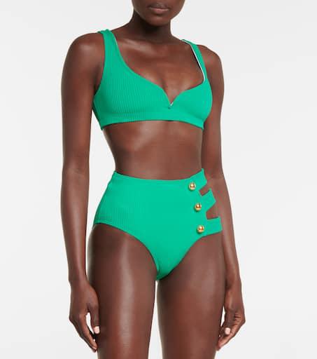 Alexandra Miro Kamala ribbed bikini top