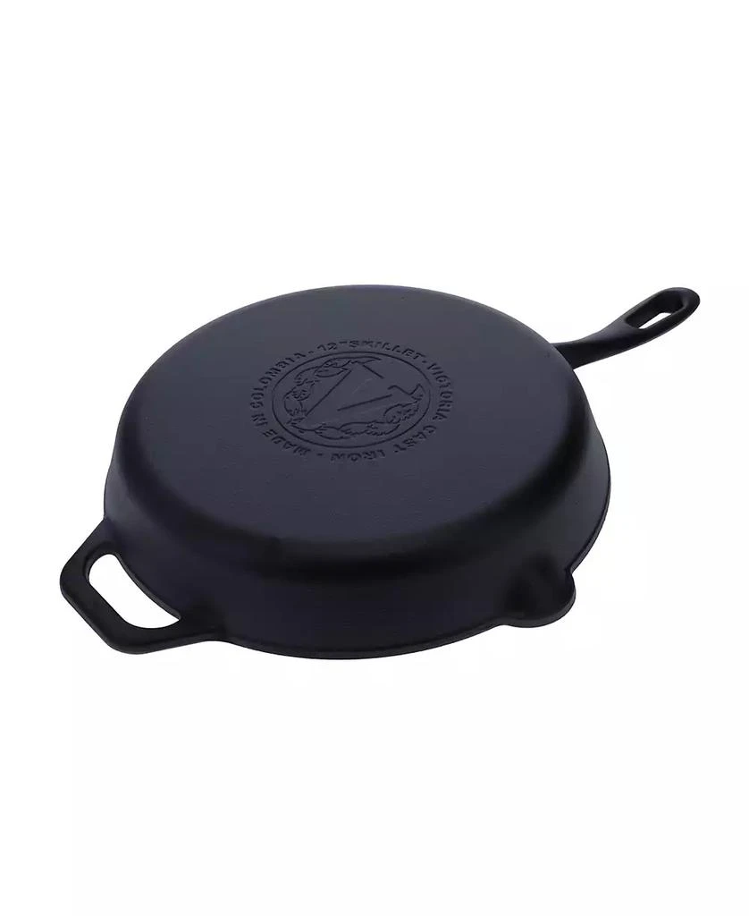 Victoria 12" Cast Iron Skillet 5