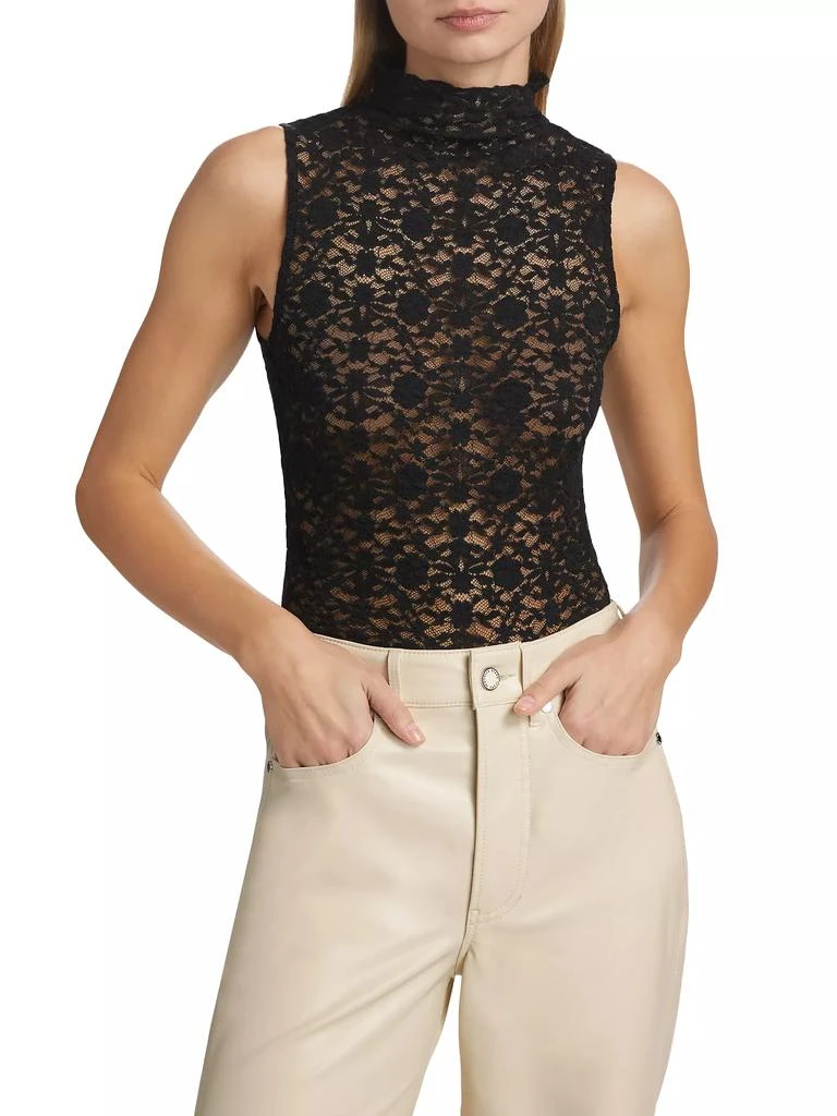 VERONICA BEARD Alora Lace Sleeveless Top 3