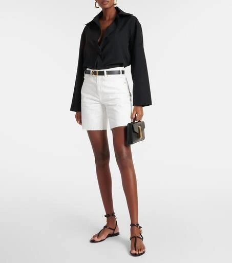 Nili Lotan Russel high-rise denim shorts 2