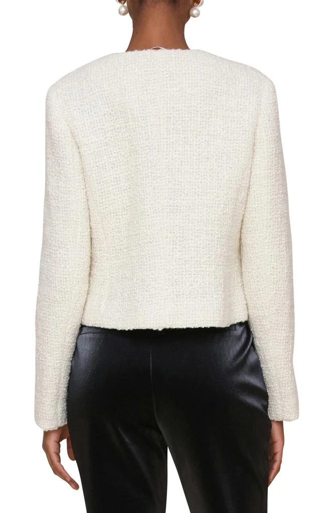 Avec Les Filles Bow Cropped Cardigan 2