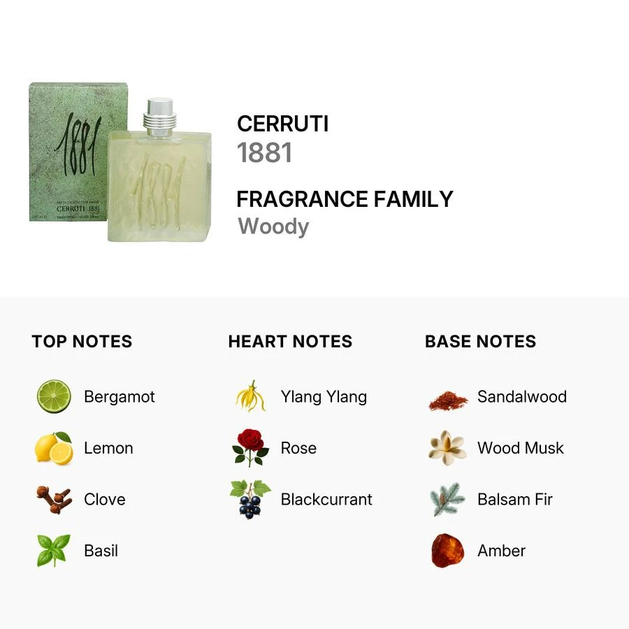 Cerruti Cerruti 1881 Mens EDT 2