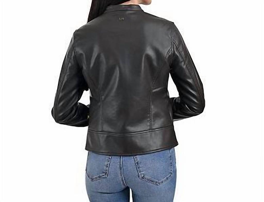LEE Lee - Faux Leather Racer Jacket