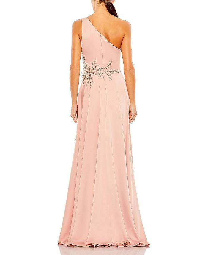 Mac Duggal Embellished One Shoulder Asymmetrical Gown 3