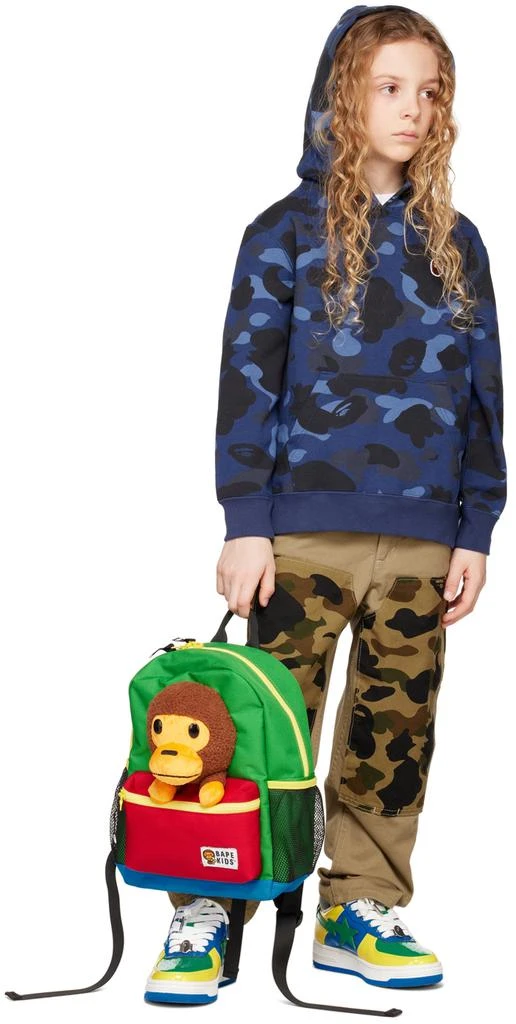 Bape Kids Beige Camo Cargo Pants 4