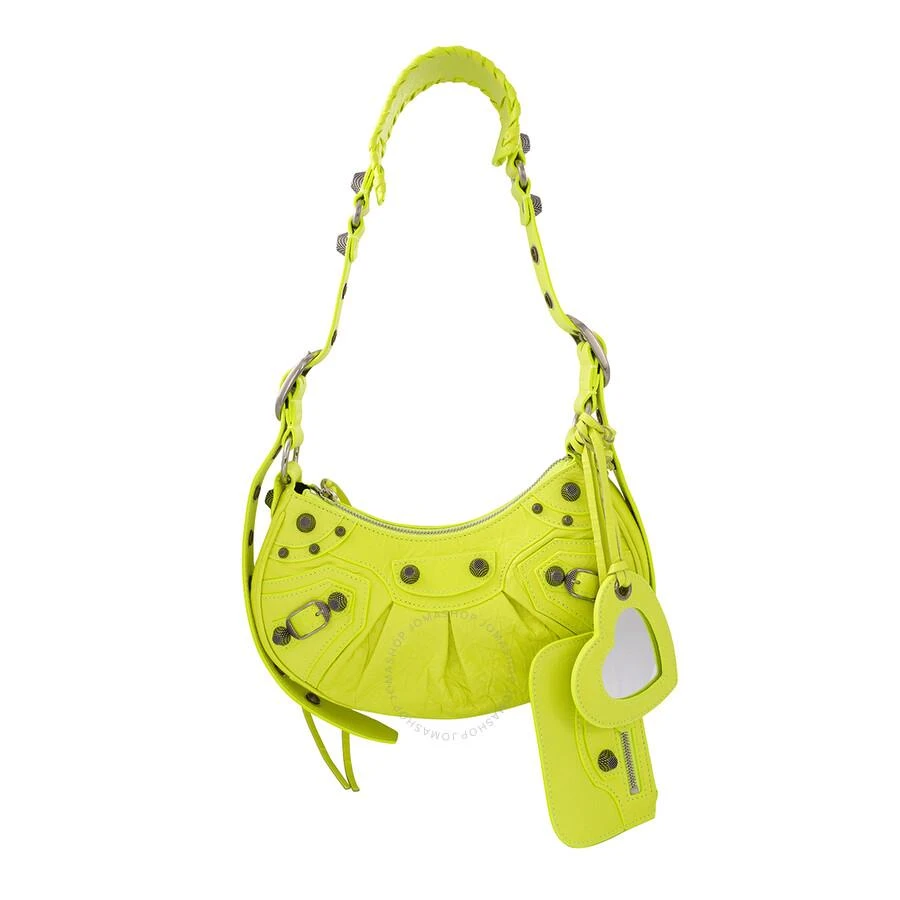 Balenciaga Le Cagole XS Shoulder Bag In Neon Yellow 1