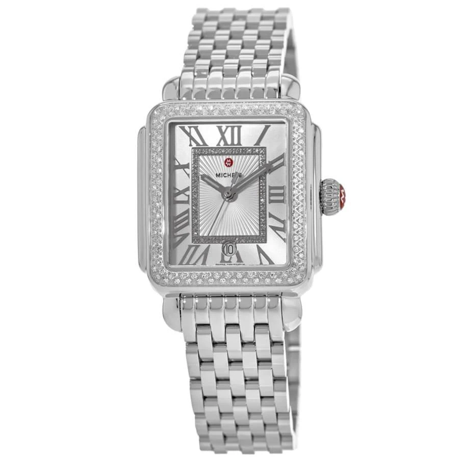 Michele Deco Madison Diamond Stainless Steel Women's Watch MWW06T000163 1