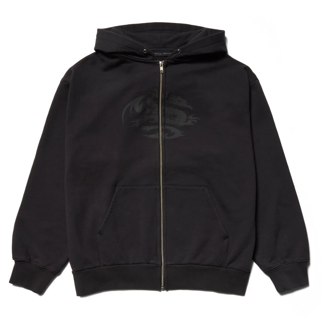 Still Kelly Black Printed-Graphic Hoodie 5