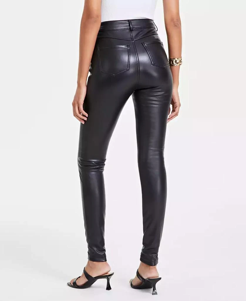 INC International Women's Faux-Leather Skinny Pants, Created for Macy's 8