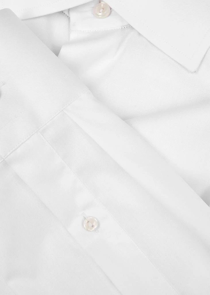 ETON White cotton-twill shirt 5