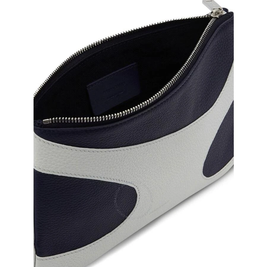 Salvatore Ferragamo Panelled Design Leather Phone Pouch 3