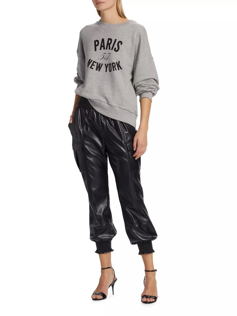 Cinq à Sept Brandy Graphic Cotton Sweatshirt 2