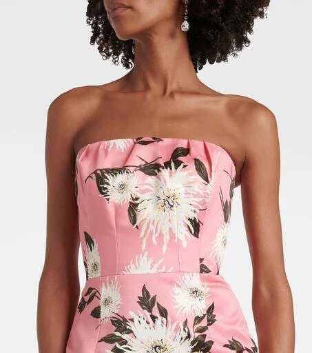 Emilia Wickstead Emine floral taffeta faille gown 4