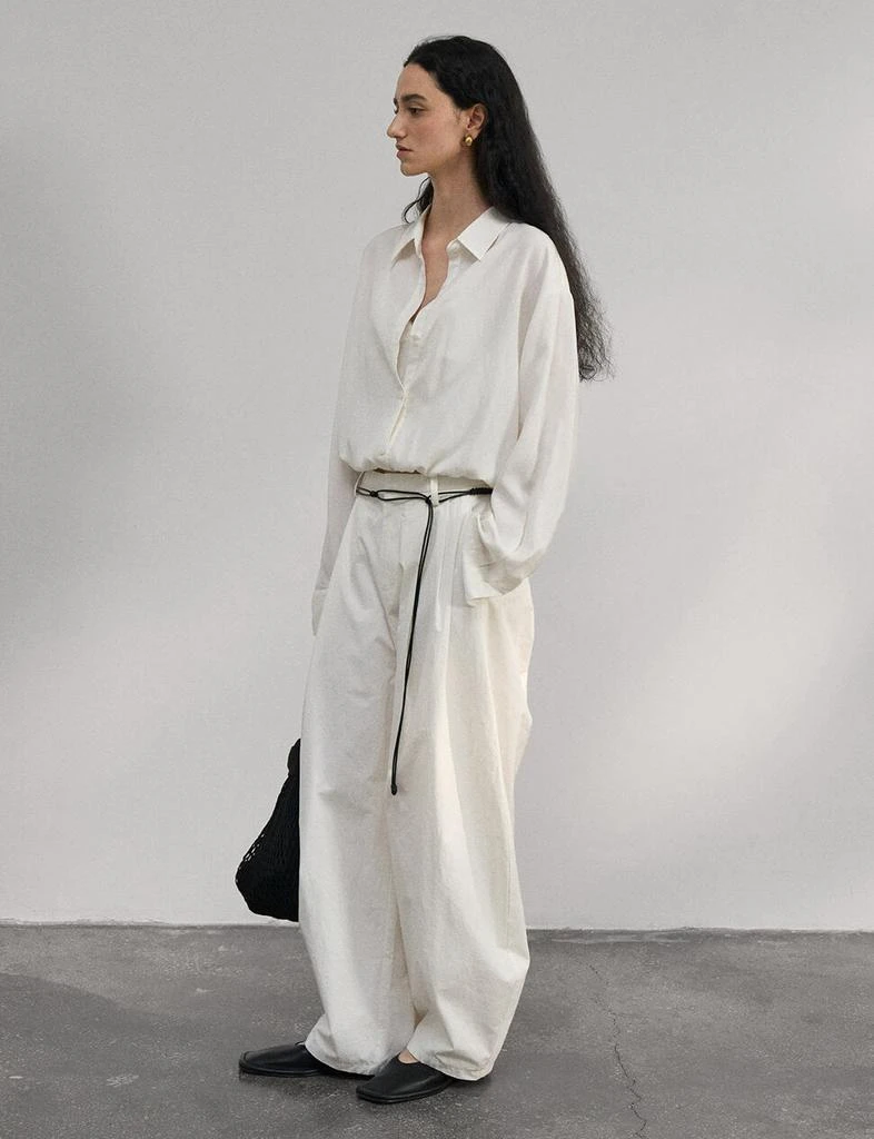 Pixie Market Crop Layered Bubble Shirt 2