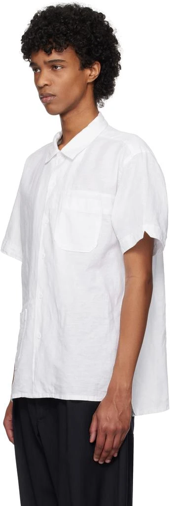 Engineered Garments White Camp Shirt 4