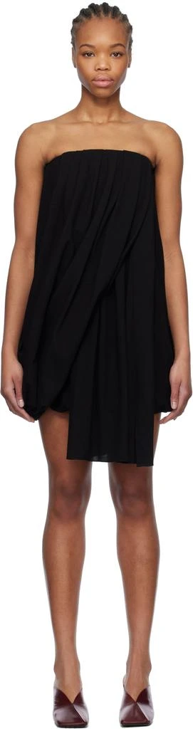 jw anderson rolled hem duchesse mini dress JW Anderson Rolled Hem Duchesse Mini Dress