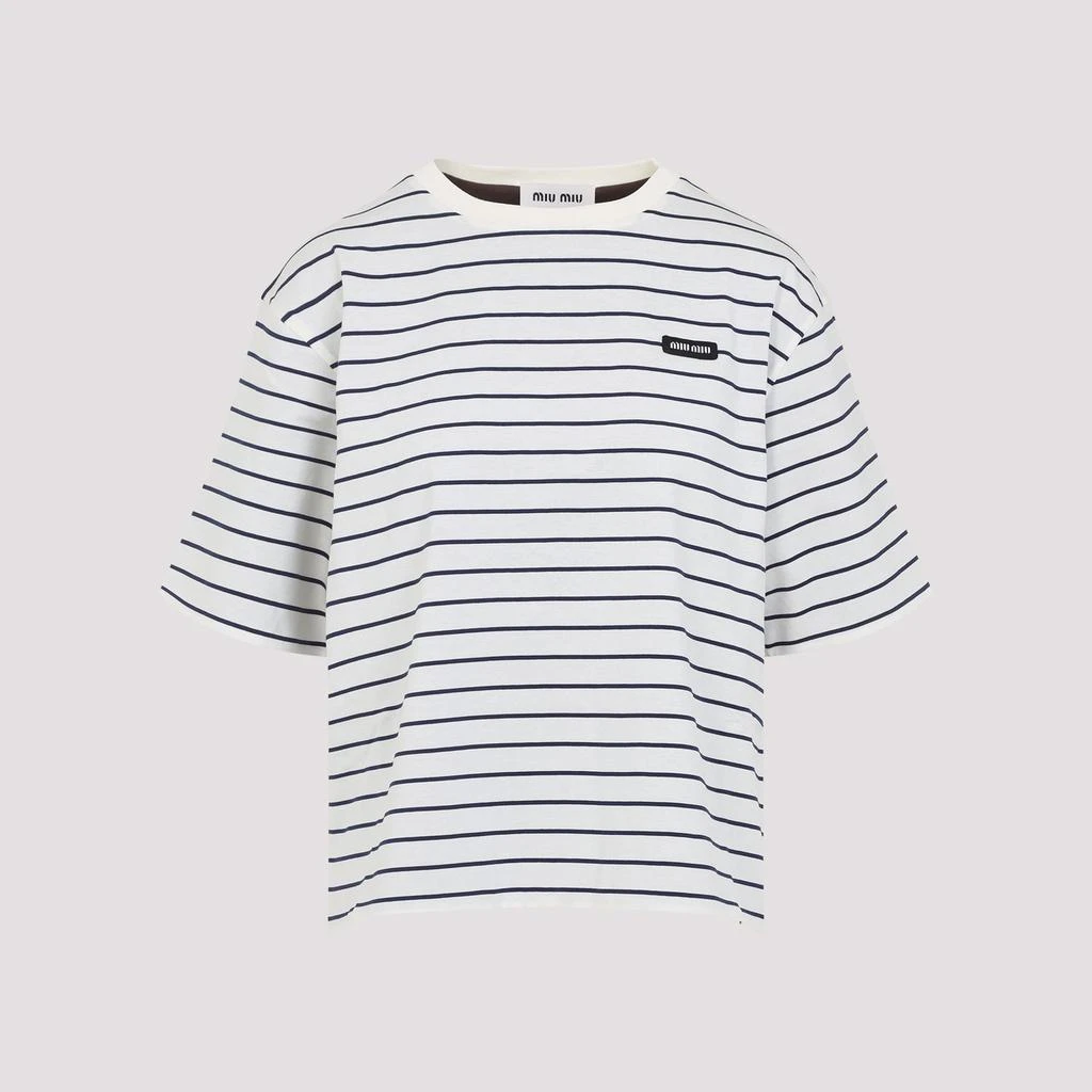 Miu Miu COTTON T-SHIRT 1