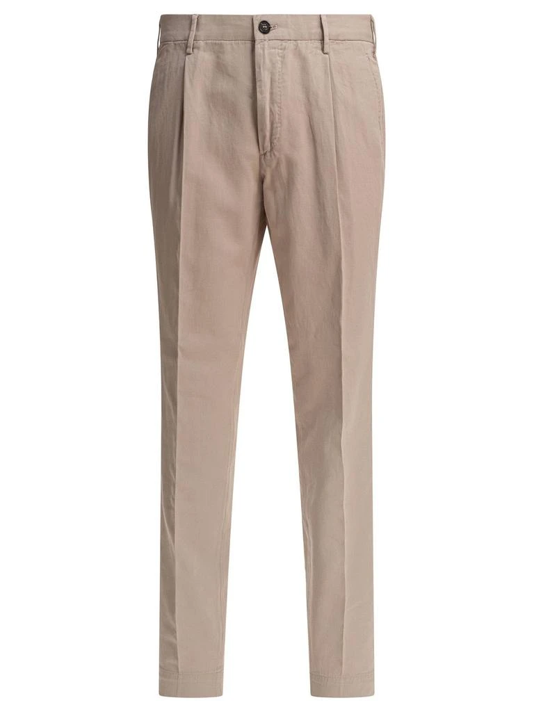 Incotex Ivory Incotex Slim Fit Pants 1