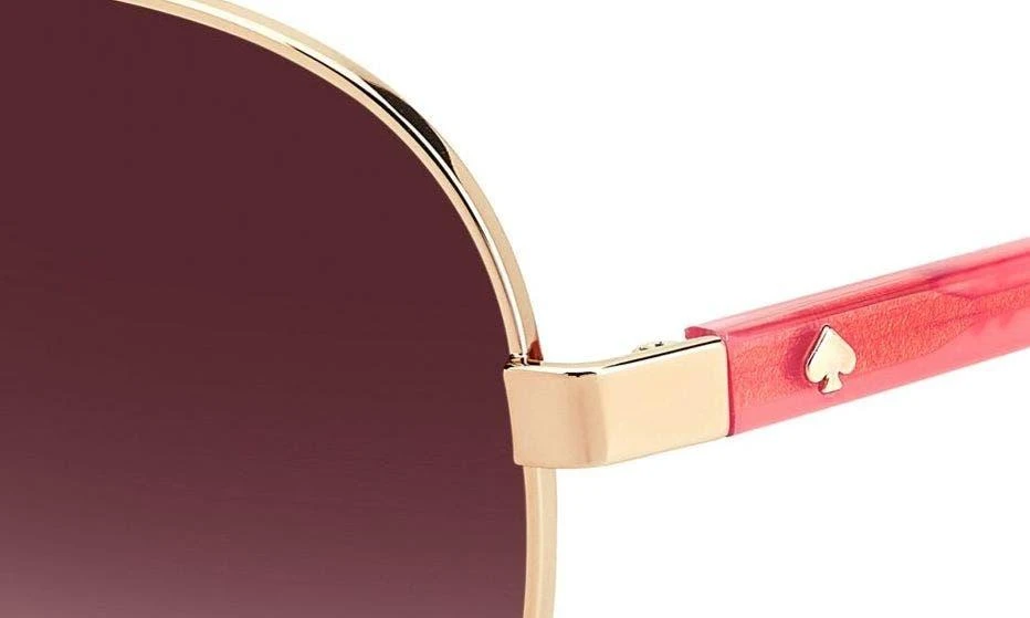 Kate Spade averie 58mm gradient aviator sunglasses 5