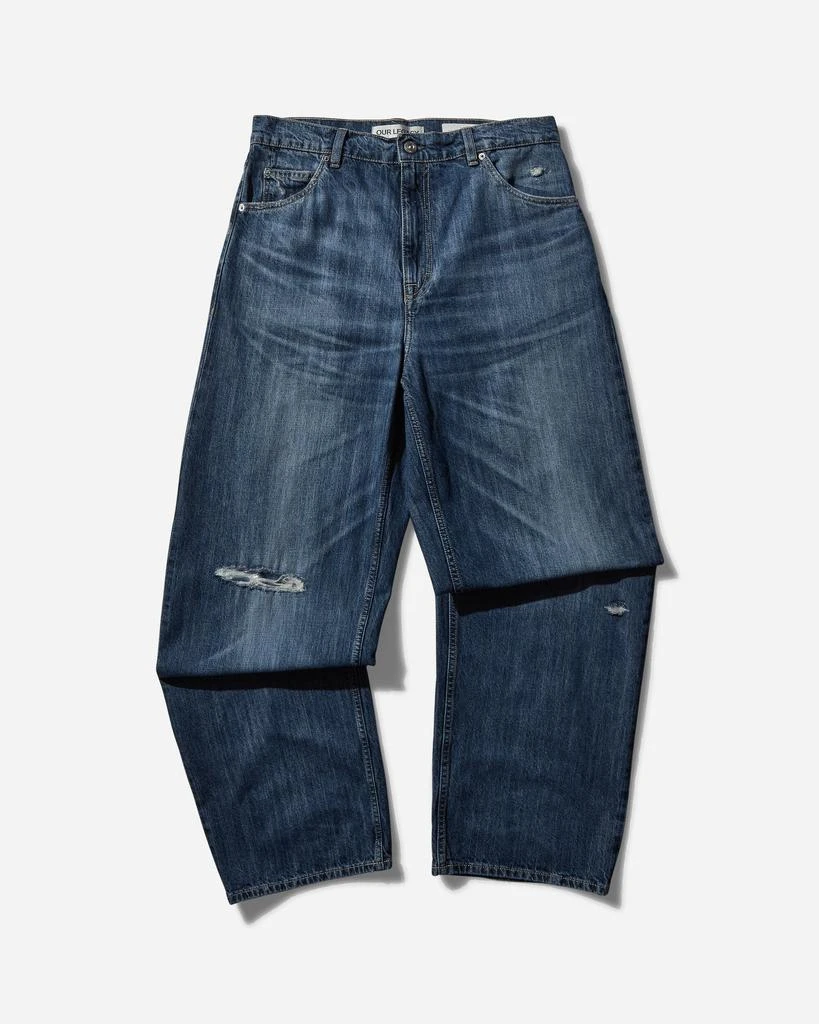 Our Legacy Men's Vast Cut Jeans Vintage Rubber Repair Denim 1
