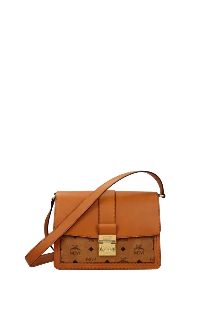 MCM Crossbody Bag Leather Brown 1