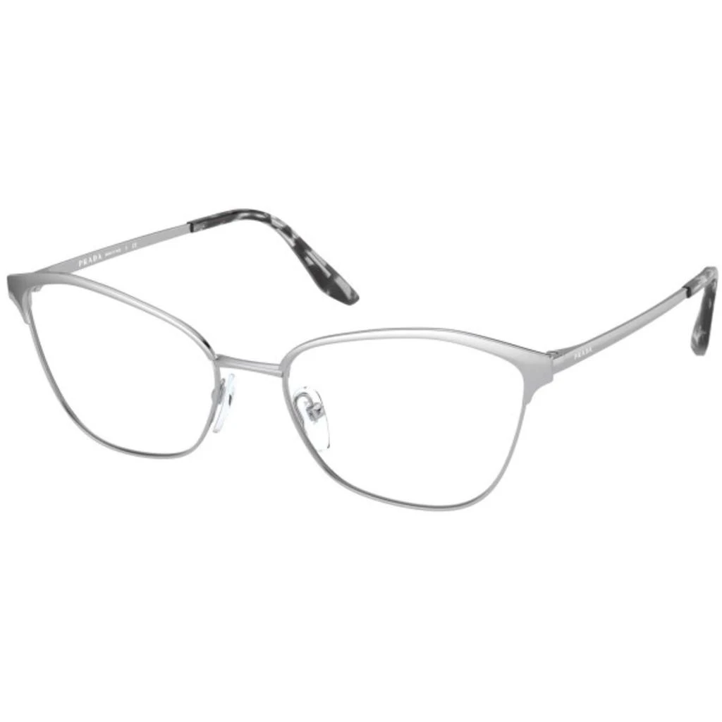 Prada Prada Women's Eyeglasses - Silver Cat Eye Full-Rim Frame | PRADA 0PR 62XV 1BC1O152 1