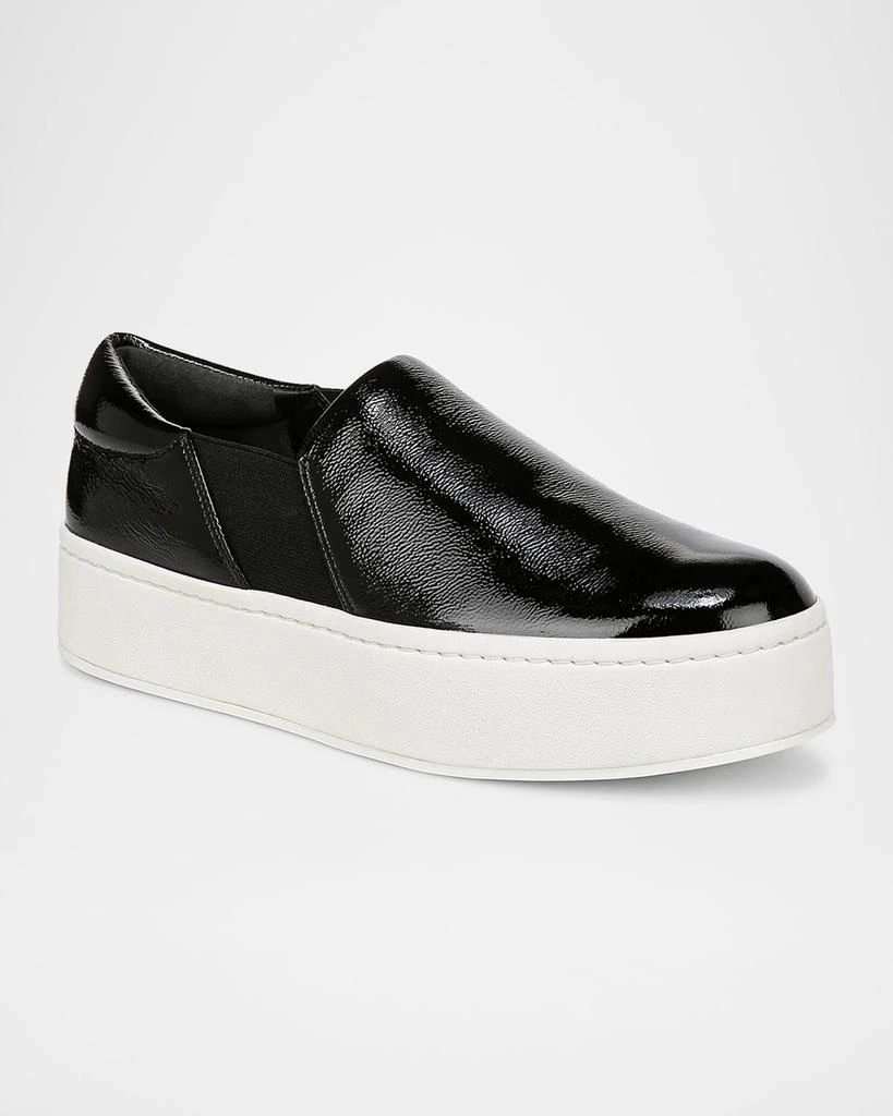 Vince Warren Leather Platform Slip-On Sneakers 2