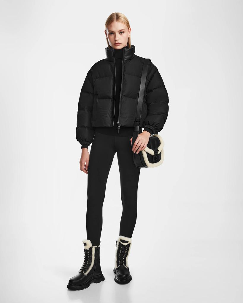 RUDSAK OPRAH WOMEN'S CONVERTIBLE DOWN PUFFER WITH REMOVABLE SLEEVES