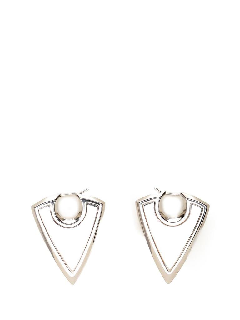 【送料&関税込】Alexander McQueen Arrow Triangle Shape Earri Shop Alexander McQueen Arrow Triangle Shape Earrings on Sale