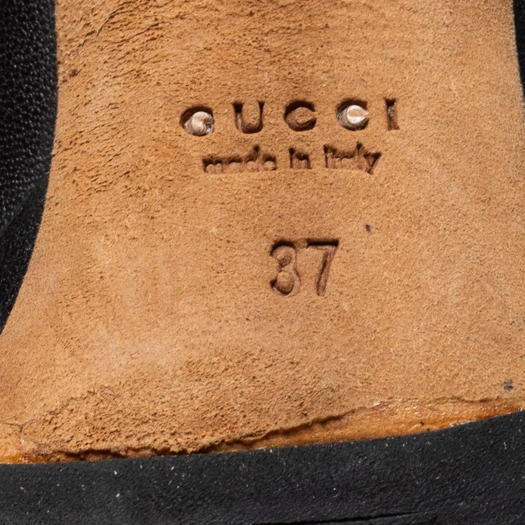 Gucci Gucci Black Leather Platform Pumps Size 37 8