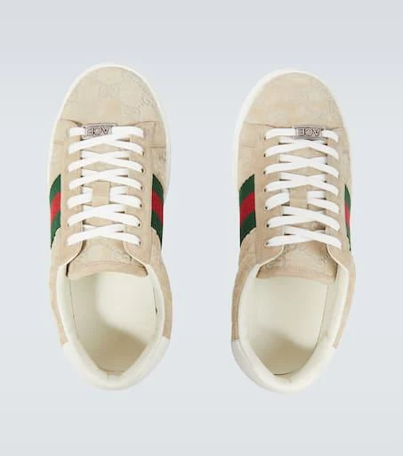 Gucci Gucci Ace suede sneakers 4