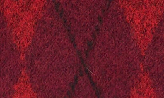 Vince Camuto Argyle Eyelash Jacquard Crewneck Sweater 5