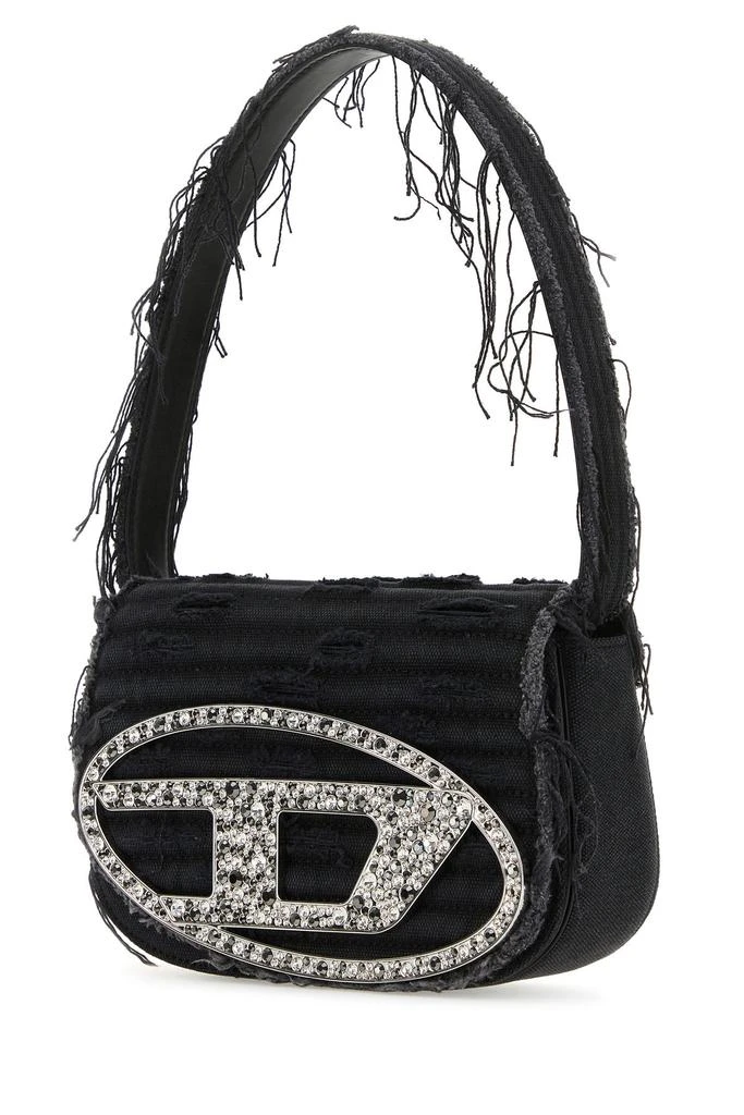 Diesel Black denim 1DR shoulder bag 1