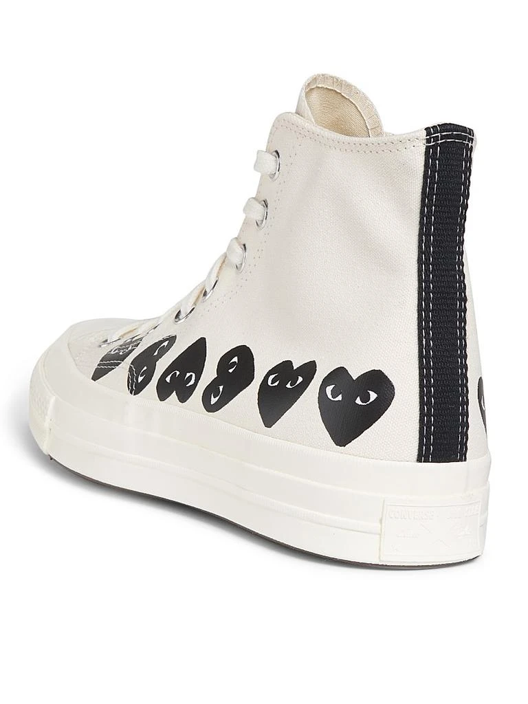 Comme des Garcons CdG PLAY x Converse Men's Chuck Taylor All Star Multi-Heart High-Top Sneakers 3