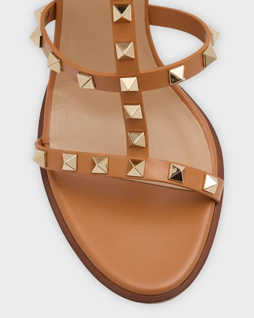 Valentino Rockstud Caged T-Strap Leather Sandals 5