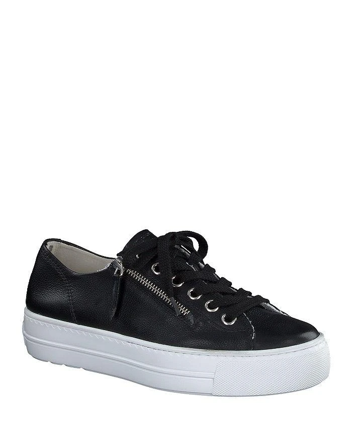 Paul Green Women's Skylar Lace Up Zip Sneakers 1