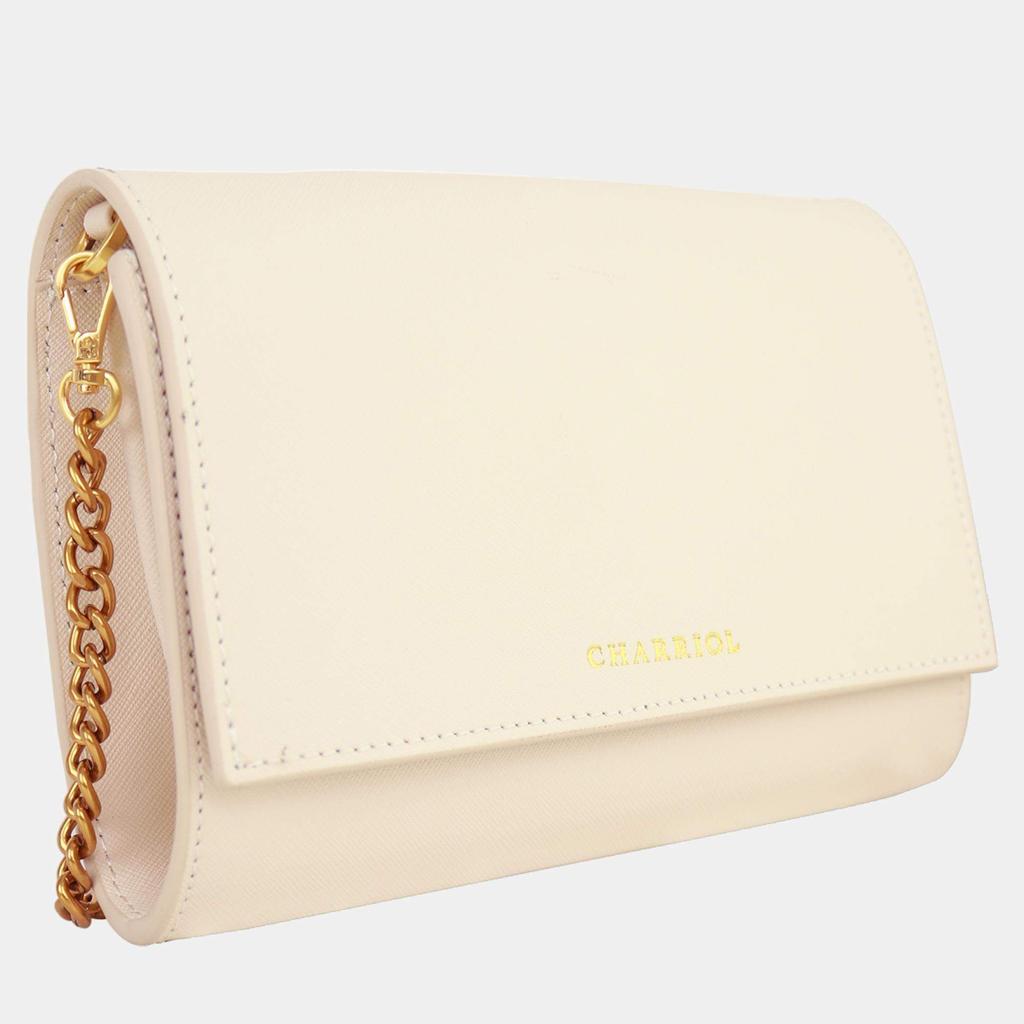 Charriol Charriol OffWhite Leather Chameleon Crossbody