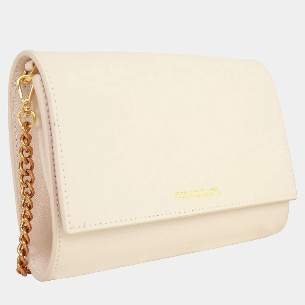 Charriol Charriol OffWhite Leather Chameleon Crossbody 2