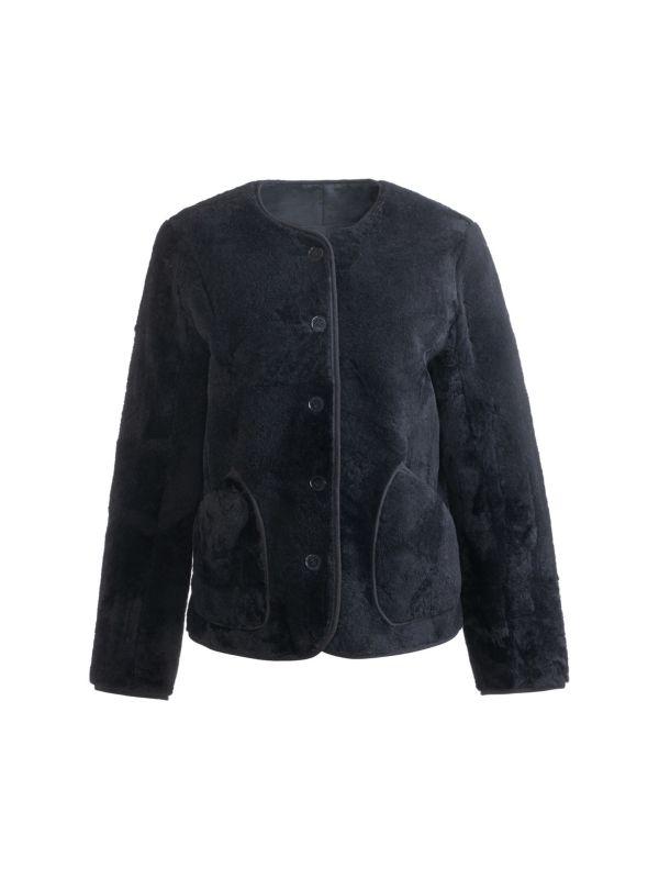WOLFIE FURS Shearling Cardigan